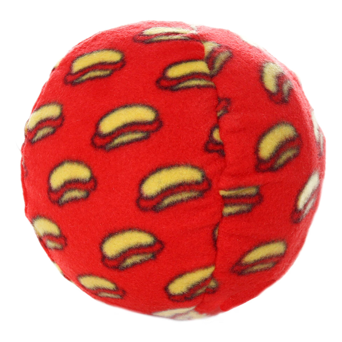 Tuffy® - Mighty® Large Ball Dog Toy: Ultra Durable Plush Toy with Multiple Layers & Reinforced Seams, Washable and Floats , Vinyl Ball & Fleece