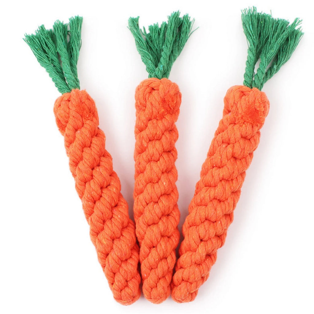 Dog Rope Toys for Puppy Small Medium Large Dogs, Carrot Dog Rope Toys Dog Chew Toys Tug of War Rope Toy Teeth Cleaning for Puppy Small Medium Large Dog"""""""""""""""