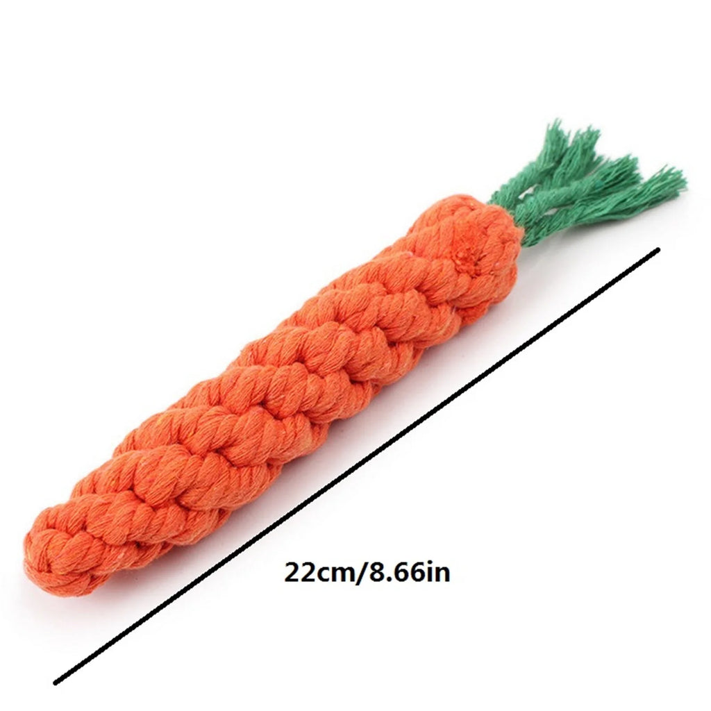 Dog Rope Toys for Puppy Small Medium Large Dogs, Carrot Dog Rope Toys Dog Chew Toys Tug of War Rope Toy Teeth Cleaning for Puppy Small Medium Large Dog"""""""""""""""