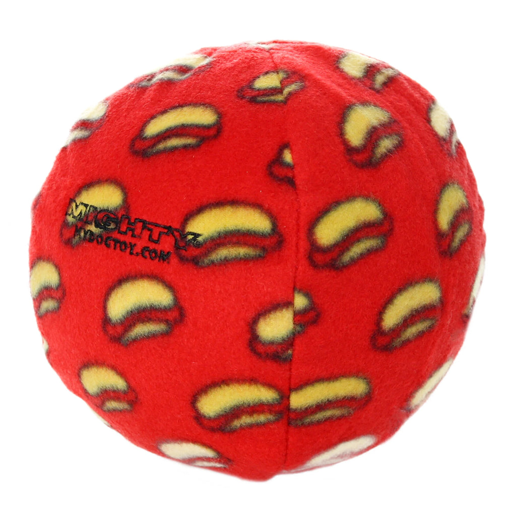 Tuffy® - Mighty® Large Ball Dog Toy: Ultra Durable Plush Toy with Multiple Layers & Reinforced Seams, Washable and Floats , Vinyl Ball & Fleece