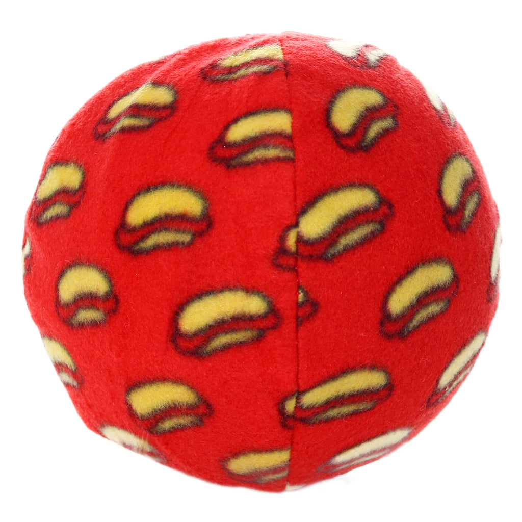 Tuffy® - Mighty® Large Ball Dog Toy: Ultra Durable Plush Toy with Multiple Layers & Reinforced Seams, Washable and Floats , Vinyl Ball & Fleece